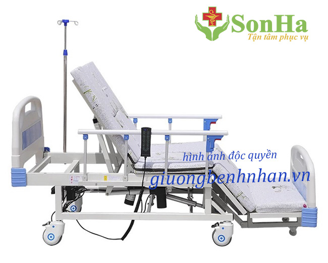 chức năng ngồi Giường Bệnh Nhân Đa Năng Lucass GB-T5E 